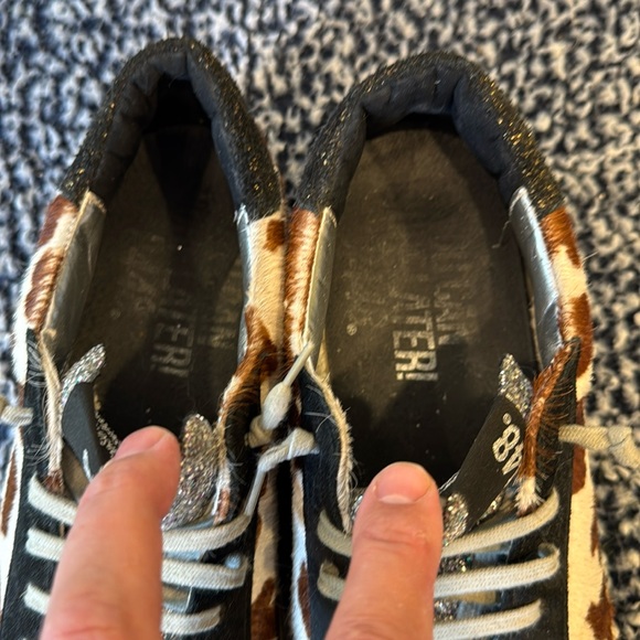 P448 low-tops - stunning cowhide leather only lightly worn great Italian sneaks - Picture 9 of 13